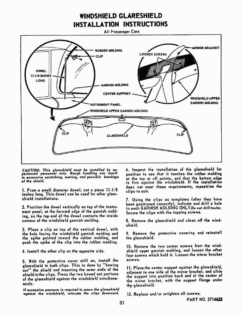 1955 Chevrolet Accessories Manual Page 54